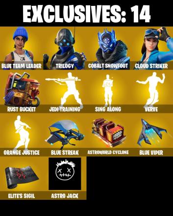 [PC/PSN/XBOX] 188 SKINS ⚡️ Blue Team Leader ⚡️ Trilogy ⚡️ Cobalt Snowfoot ⚡️ Cloud Striker ⚡️ Lynx ⚡️ Ronin ⚡️ Fade ⚡️ Ragnarok ⚡️ Zeus ⚡️ Valeria ⚡️450 VB — image 1