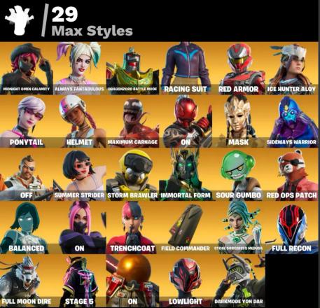 (PC PSN XBOX) 203 skins | OG STW | Blue Squire | Blue Team Leader | Arcane Jinx | Mat Master | Naruto Uzumaki | Subzero Cryptic | Trilogy | Sultura | Aloy / HARLEY QUINN / SON GOKU — image 5