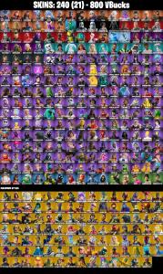 (PC/PSN/XBOX) 240 SKINS ⚡️ Spire Assassin ⚡️ The Imagined ⚡️ Kado Thorne ⚡️ Renzo the Destroyer ⚡️ Nezumi ⚡️ Ronin ⚡️ Optimus Prime ⚡️ 800 V-Bucks