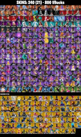 (PC/PSN/XBOX) 240 SKINS ⚡️ Spire Assassin ⚡️ The Imagined ⚡️ Kado Thorne ⚡️ Renzo the Destroyer ⚡️ Nezumi ⚡️ Ronin ⚡️ Optimus Prime ⚡️ 800 V-Bucks — image 1