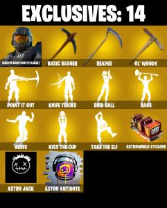 [PC/PSN/XBOX] 244 SKINS ⚡️ Master Chief (Matte Black) ⚡️ Midas Rex ⚡️ Valeria ⚡️ Hybrid ⚡️ Vendetta ⚡️ Nezumi ⚡️ The Prisoner ⚡️ Peter Griffin