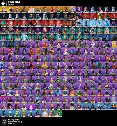 [PC] 264 skins | Naruto Uzumaki | Subzero Cryptic | Paradigm (Reality-659) | Omegarok | Peter Griffin | Spectra Knight | The Ageless | Valeria | 550 VB — image 1