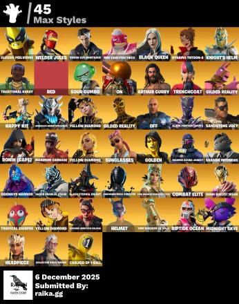 [PC/XBOX/PSN] 123 skins | Unchained Ramirez | Heron Stance Hero | Ronin | Fade | Valeria | The Imagined | Kymera | Peter Griffin | Kado Thorne | 350 VB — image 5
