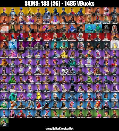 🌸 [PSN/XBOX/PC] 183 SKINS 🌸 Wildcat 🌸 Neo Versa 🌸 OG STW 🌸 Blue Team Leader 🌸 Gold Midas 🌸 Point Patroller 🌸 Trilogy 🌸 Prodigy 🌸 Carbon Commando 🌸 Menace 🌸 1485 VB — image 1