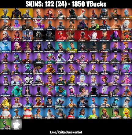 PSN/XBOX/PC π 122 skins
Elite Agent βοΈ Take The L βοΈTidy Pull Up Omega (stage 5) βοΈ Rogue Agent βοΈ Paradigm (Reality-659) βοΈ The Imagined βοΈ Drift βοΈ Dark Voyager
VB: 1850 βοΈ β image 2