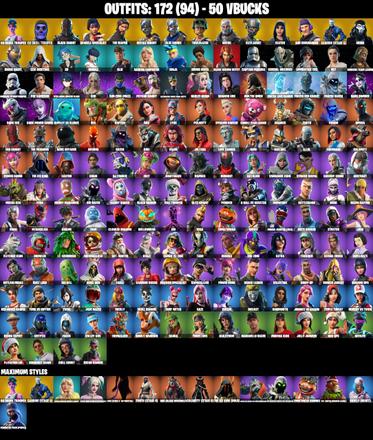 ❤️ [PSN/PC/XBOX/NIN] ❤️ 172 SKINS ❤️ OG PINK GHOUL TROOPER ❤️ OG PURPLE SKULL TROOPER ❤️ BLACK KNIGHT ❤️ SPARKLE SPECIALIST ❤️ EMAIL CHANGEABLE ❤️ — image 1