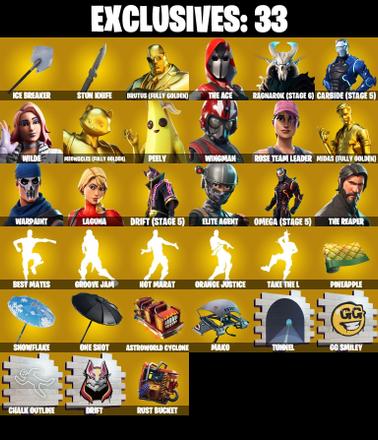 ❤️ [PSN/PC/XBOX/NIN] ❤️ 176 SKINS ❤️ TAKE THE L ❤️ THE REAPER ❤️ MAKO ❤️ OG STW Super Deluxe Founder’s Pack ❤️ — image 2
