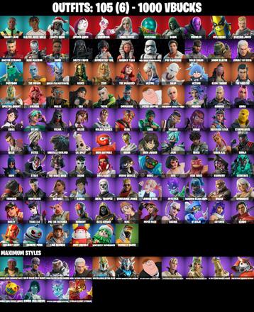 ❤️ [PSN/PC/XBOX/NIN] ❤️ 105 SKINS ❤️ SKULL TROOPER ❤️ SPIDER-GWEN ❤️ DARTH VADER ❤️ GET GRIDDY ❤️ APPRENTICE EVIE ❤️ AHSOKA TANO ❤️ FIRST ORDER STORMTROOPER ❤️ POE DAMERON ❤️ EREN JAEGER ❤️ MYSTICA MAX ❤️ HELSIE ❤️ EVIE ❤️ — image 1