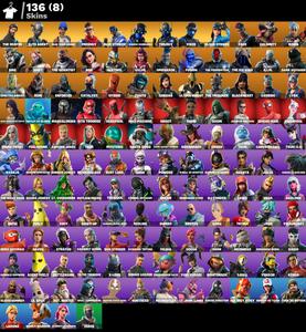 [PC/PSN/XBOX] 136 skins | The Reaper | Elite Agent | Blue Team Leader | Prodigy | Blue Striker | Carbon Commando | Trilogy | Fixer | Cloud Striker | 500 VB