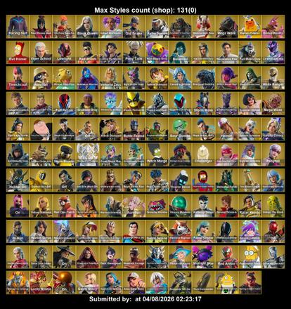 #SM6852[PC/PSN/XBOX] 294 skins | Renegade Raider | Cobalt Snowfoot | Unchained Ramirez | The Cube Queen | Mizuki | Peter Griffin | The Origin | Omegarok | Kado Thorne | Torin — image 4