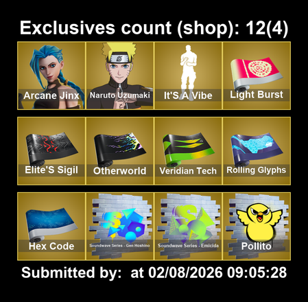 #SM6822[PC/PSN/XBOX] 196 skins | Renegade Raider | Arcane Jinx | Naruto Uzumaki | Valeria | The Origin | Era | Zeus | The Imagined | Snap | Paradigm (Reality-659) | Malik — image 5