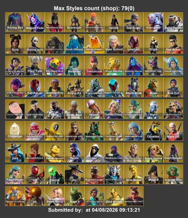 #R8141[PC/PSN/XBOX] 210 skins | Neo Versa | Gold Meowscles | Gold Midas | Gold Brutus | The Cube Queen | Catalyst | Peter Griffin | The Origin | Hybrid | Omegarok | Torin — image 4