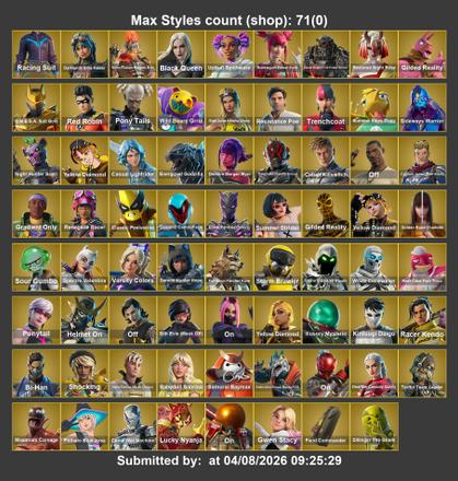 #R8149[PC/PSN/XBOX] 225 skins | Indigo Kuno | Pitch Patroller | Fashion Banshee | Shady Doggo | Torin | Kado Thorne | Frostbite | Raven | Ronin | The Foundation — image 4