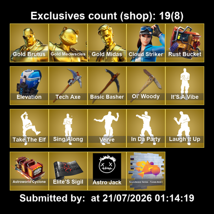 #SM6551[PC/PSN/XBOX] 260 skins | Gold Brutus | Gold Meowscles | Gold Midas | Cloud Striker | Raz | Galaxy Scout | Fusion | Spectra Knight | Snap | Torin | The Origin | Nezumi — image 5