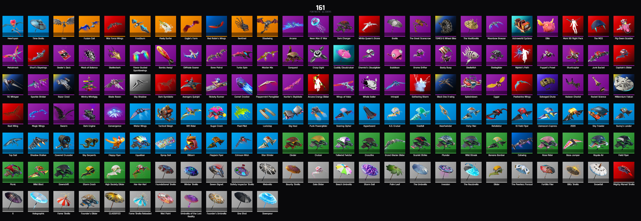 PC PSN XBOX 207 SKINS / OG STW / ROGUE AGENT / RED KNIGHT / GALAXIA / BLAZE / MIDAS / HARLEY QUINN / THE ICE KING / MYSTIQUE / TONY STARK / MARSHMELLO / GHOUL TROOPER — image 3