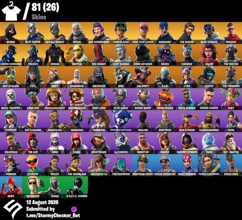 [PC/XBOX] | 81 Skins | OG STW | OG Raider's Revenge | Ikonik | Blue Squire | Royale Knight | The Reaper | Take the L | Fresh | Freestylin | Rose Team Lead | Trailblazer | Havoc — image 1