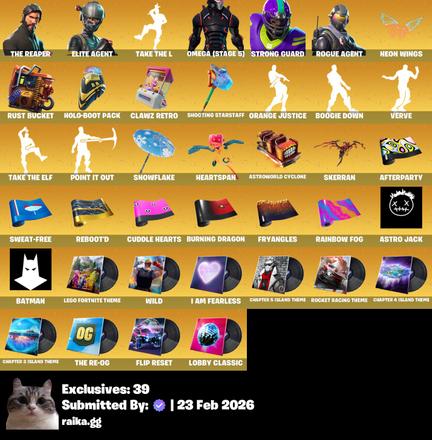 [PC/PSN/XBOX] 110 skins | The Reaper | Elite Agent | Omega (stage 5) | Strong Guard | Rogue Agent | STAGE 5 | Gold | Tentacular | STAGE 8 | XEV | Stag — image 5