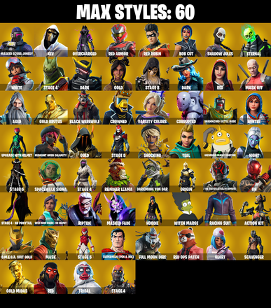 OG STW ✨ 204 SKINS ✨ Travis Scott ✨ Astro Jack ✨ Gold Brutus ✨ Gold Midas ✨ Trilogy ✨ Carbon Commando ✨ Prodigy ✨ 2000 VB (PC/PSN/XBOX) — image 3