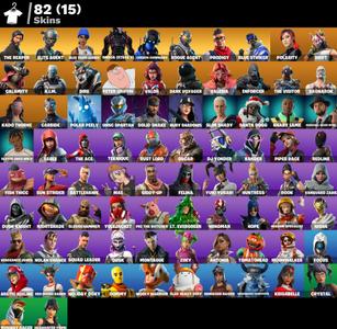 Fortnite ⸱ Level 3275 ⸱ 82 Skins ⸱ 300 V-Bucks — Fortnite account listing