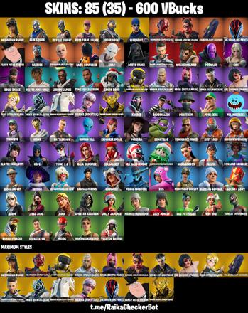 โญ OG RENEGADE RAIDER ๐ฎ 85 SKINS ๐งฑ OG STW ๐ก๏ธ BLUE SQUIRE ๐ ROYALE KNIGHT ๐ฆ MAKO ๐ถ๏ธ ROGUE AGENT ๐ง THE IMAGINED ๐ TAKE THE L ๐บ FRESH ๐ฐ 600 VB โ image 1