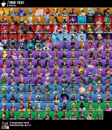 🐞 [PC/PSN/XBOX] 168 skins 🪸 Leviathan Axe 🍓 Gold Midas 🦉 Mizuki 💛 Fusion 🌊 The Origin 🎀 Peter Griffin 🥝 Valeria 🦢 Raptor ☄️ The Ageless 🧁 Optimus Prime 💙 Backlash 🌻 Nezumi 💥 450 VB — image 1