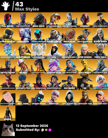 🐞 [PC/PSN/XBOX] 168 skins 🪸 Leviathan Axe 🍓 Gold Midas 🦉 Mizuki 💛 Fusion 🌊 The Origin 🎀 Peter Griffin 🥝 Valeria 🦢 Raptor ☄️ The Ageless 🧁 Optimus Prime 💙 Backlash 🌻 Nezumi 💥 450 VB — image 7