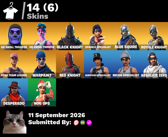 🔥 INSANE DOUBLE OG Offer 🌠 OG Ghoul Trooper 💫 OG Skull Trooper 🏆 Black Knight 🔮 Sparkle Specialist ☃️ Blue Squire 👑 Royale Knight ☄️ Red Knight 🌙 Fresh 🍇 Mako 💥 Floss 🪐 OG Ghost Portal ☀️ 14 skins 🐉 OG STW ✨ 1100 VB 🌺 [PC/PSN/XBOX] — image 2