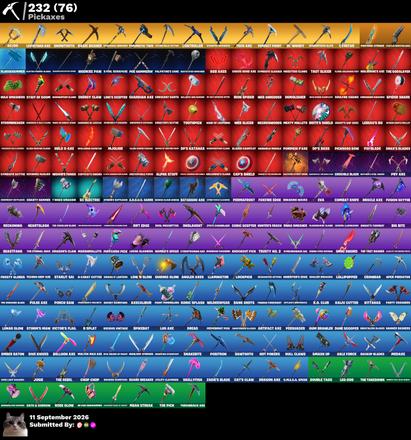 🪐 [PC/PSN/XBOX] 254 skins 🐉 OG STW 💎 Black Knight 🎀 Leviathan Axe 🌸 Sparkle Specialist 💥 The Reaper 🩵 Blue Squire 👑 Royale Knight 🎯 Elite Agent 💛 Gold Kratos 🌄 Lara Croft 🌌 Galaxia 🦋 Chun-li 🍓 Sakura 🦉 Mike Lowrey 💰 800 VB — image 3