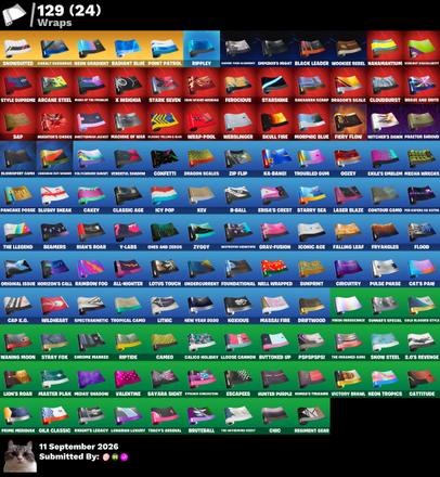 🪐 [PC/PSN/XBOX] 254 skins 🐉 OG STW 💎 Black Knight 🎀 Leviathan Axe 🌸 Sparkle Specialist 💥 The Reaper 🩵 Blue Squire 👑 Royale Knight 🎯 Elite Agent 💛 Gold Kratos 🌄 Lara Croft 🌌 Galaxia 🦋 Chun-li 🍓 Sakura 🦉 Mike Lowrey 💰 800 VB — image 6