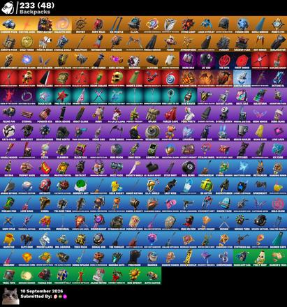 🐝 [PC/NINTENDO/IOS] 199 skins 🪻 OG STW 🌟 Wonder 🌌 Galaxy 💜 Travis Scott 🎀 Merry Mint Axe 🧡 Gold TNTina 🩷 Gold Meowscles 💛 Gold Midas 🖤 Gold Brutus 🩵 Trailblazer 🌿 Carbon Commando 💰 200 VB — image 7