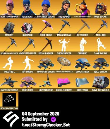 [PC/PSN/XBOX] | 69 Skins | OG STW | The Reaper | Elite Agent | Take The L | A.I.M. | Battlehawk | Blue Team Leader | Bugs Bunny | Bunnii O'Hare | O4G — image 5