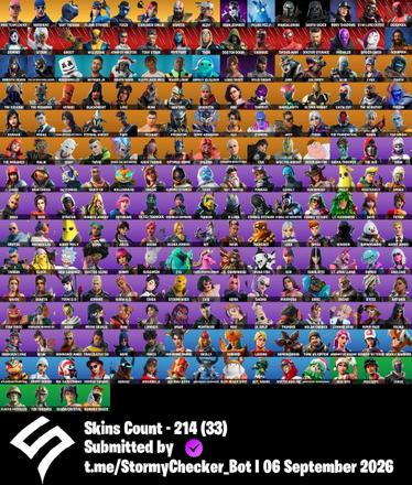 [PC/PSN/XBOX] | 214 Skins | OG STW | Leviathan Axe | 8-Ball vs Scratch | A.I.M. | Absenz | Adira | Agent Jones | Agent Peely | Aloy (PS5) | O4G — image 1