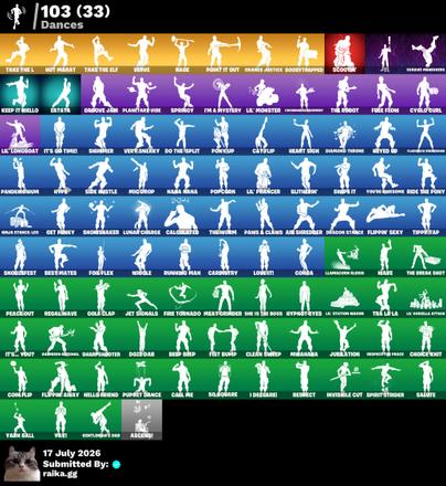 [PC/PSN/XBOX] | 126 Skins | The Reaper | Blue Squire | Elite Agent | Take The L | Royale Knight | Blue Team Leader | Gold Meowscles | O4G — image 3