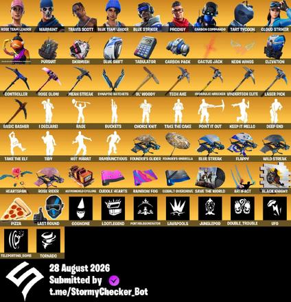 [PC/PSN/XBOX] | 161 Skins | OG STW | Travis Scott | 8-Ball vs Scratch | A.I.M. | Agent Peely | Alpine Ace (CAN) | Aquaman | Ark | O4G — image 5
