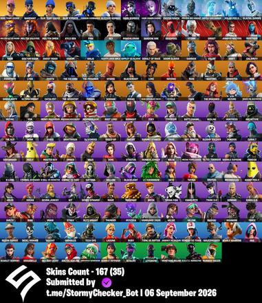 [PC/PSN/XBOX] | 167 Skins | OG STW | Take The L | 8-Ball vs Scratch | Agent Peely | Archetype | Arctic Adeline | B.R.U.T.E. Navigator | O4G — image 1