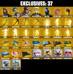(PC/PSN/XBOX) 205 SKINS 🍒 Renegade Raider 🍒 Hangtime 🍒 Arcane Jinx 🍒 Lina Scorch 🍒 Naruto Uzumaki 🍒 Sultura 🍒 The Cube Queen 🍒 2500 V-Buck PARENTAL CONTROL — Fortnite account listing