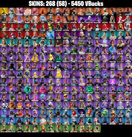 (PC/PSN/XBOX) 268 SKINS 🍒 Renegade Raider 🍒 Gold Midas 🍒 Leviathan 🍒 The Cube Queen 🍒 Peter Griffin 🍒 Cuddle Team Leader 🍒 5450 V-Buck PARENTAL CONTROL — image 2