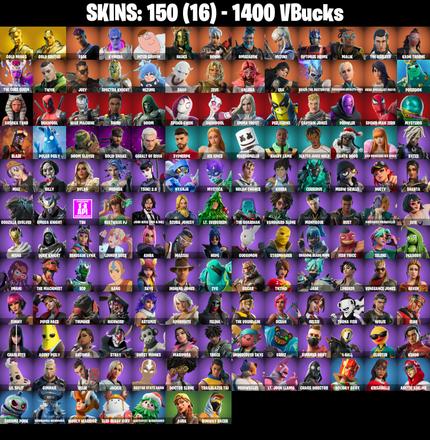 (PC/PSN/XBOX) 150 SKINS 🍒 Gold Midas 🍒 Gold Brutus 🍒 Fade 🍒 Kymera 🍒 Peter Griffin 🍒 Hades 🍒 Ronin 🍒 Omegarok 🍒 Mizuki 🍒 Optimus Prime 🍒 Malik 🍒 1400 V-Buck PARENTAL CONTROL — image 2