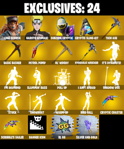 (PC/PSN/XBOX) 172 SKINS 🍒 Renegade Raider 🍒 Lina Scorch 🍒 Naruto Uzumaki 🍒 Subzero Cryptic 🍒 Kymera 🍒 Peter Griffin 🍒 Ronin 🍒 50 V-Buck PARENTAL CONTROL — Fortnite account listing