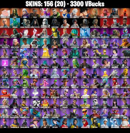 (PC/PSN/XBOX) 156 SKINS 🍒 Peter Griffin 🍒 Hades 🍒 Torin 🍒 Malik 🍒 The Cube Queen 🍒 Twyn 🍒 Vegeta 🍒 Snap 🍒 Son Goku 🍒 Zeus 🍒 3300 V-Buck PARENTAL CONTROL — image 2