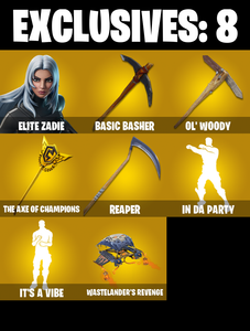 (PC/PSN/XBOX) 163 SKINS ๐ Renegade Raider ๐ Elite Zadie ๐ Peter Griffin ๐ Omegarok ๐ Optimus Prime ๐ Kado Thorne ๐ Spectra Knight ๐ 0 V-Buck PARENTAL CONTROL โ Fortnite account listing