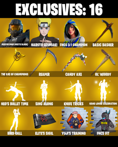 (PC/PSN/XBOX) 224 SKINS 🍒 Master Chief (Matte Black) 🍒 Naruto Uzumaki 🍒 FNCS 3:1 Champion 🍒 Peter Griffin 🍒 The Origin 🍒 Omegarok 🍒 0 V-Buck PARENTAL CONTROL — Fortnite account listing