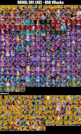 ❤️PC/PSN/XBOX❤️ 261 SKINS ❤️ OG STW ❤️ GOLD MEOWSCLES ❤️ GOLD MIDAS ❤️ GOLD BRUTUS ❤️ NARUTO UZUMAKI ❤️ TIKI TACKLER ❤️ LARA CROFT ❤️ AHSOKA TANO ❤️ MANIC ❤️ NOG OPS ❤️ SIONA ❤️ OCEAN ❤️ KAKASHI HATAKE ❤️ JULES MAX ❤️ JEDI TRAINING ❤️ GET GRIDDY — image 1