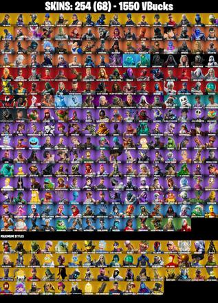 ❤️PC/XBOX/NIN❤️ 254 SKINS ❤️ OG STW ULTIMATE EDITION ❤️ THE REAPER ❤️ GLOW ❤️ ELITE AGENT ❤️ TAKE THE L ❤️ LEVIATHAN AXE ❤️ GOLD KRATOS ❤️ RAMBUNCTIOUS ❤️ FREESTYLIN' ❤️ JEDI TRAINING ❤️ AANG ❤️ DOCTOR SLONE ❤️ CLARK KENT ❤️ 1550 VBUCKS ❤️ — image 1