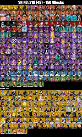 (PC/PSN/XBOX) 218 SKINS ⚡️ Gold Brutus ⚡️ Gold Meowscles ⚡️ Gold Midas ⚡️ Andre ⚡️ Renee ⚡️ Spire Assassin ⚡️ Galaxia ⚡️ Lynx ⚡️ Sorana ⚡️ 150 V-Bucks — image 2