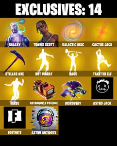 [PC/PSN/XBOX/SWITCH] (47 SKINS) GALAXY, TRAVIS SCOTT, Peter Griffin, Calamity, Zenith, Hope, Opal, Drop Dee, Sakura Haruno, Imani, Valeria, Jackie, Dusk & MORE | 1100 VBucks | Full Email Access