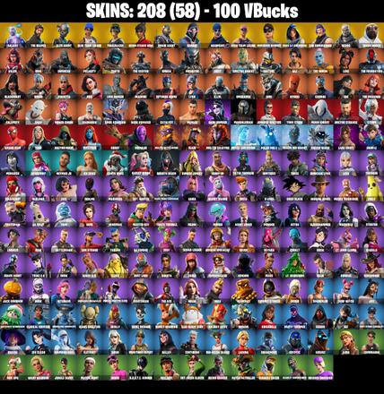 [PC/XBOX/PSN] 208 SKINS | OG STW | Galaxy | Take The L | The Reaper | Elite Agent | Blue Team Leader | Trailblazer | Heron Stance Hero | Rogue Agent | Xander — image 2