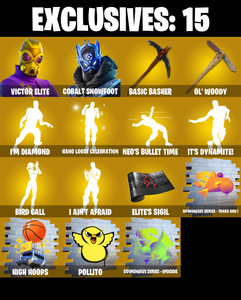 (PC/PSN/XBOX) 391 SKINS 🍒 Renegade Raider 🍒 Indigo Kuno 🍒 Victor Elite 🍒 Cobalt Snowfoot 🍒 Hades 🍒 Malik 🍒 The Imagined 🍒 1350 V-Buck PARENTAL CONTROL — Fortnite account listing