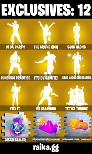 (PC/PSN) 300 VB) 190 SKINS π₯ Joey π₯ Era π₯ Paradigm (Reality-659) π₯ The Foundation π₯ Torin π₯ Nezumi π₯ Kymera π₯ The Imagined π₯ Optimus Prime PARENTAL CONTROLS β Fortnite account listing