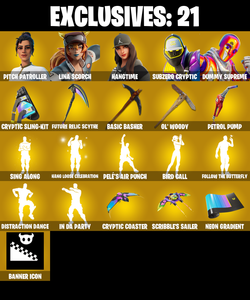 (PC/XBOX) 325 SKINS 🔥 Pitch Patroller 🔥 Lina Scorch 🔥 Hangtime 🔥 Subzero Cryptic 🔥 Dummy Supreme 🔥 Menace 🔥 Predator 🔥 Raz 🔥 450 VB | PARENTAL CONTROLS — Fortnite account listing